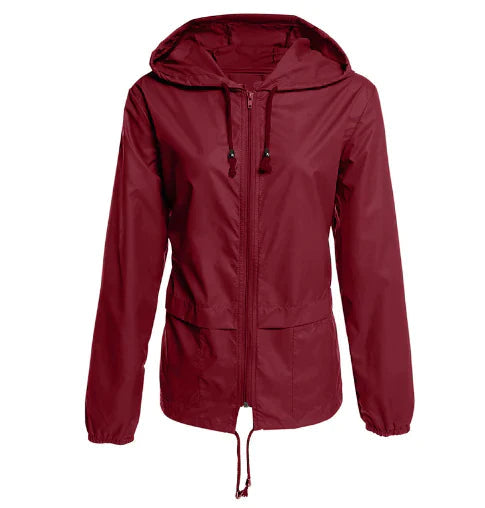 Chaqueta impermeable clásica informal para mujer | Ideal para actividades al aire libre