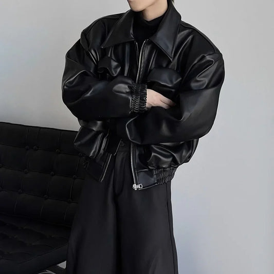 Gothic Style Biker Jacket