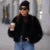 Iconic Street Fashion Week Luxury Brand Gardient Cropped Faux Fur Coat Women Winter Hot Cool Girls Fluffy Short Fur Jacket
