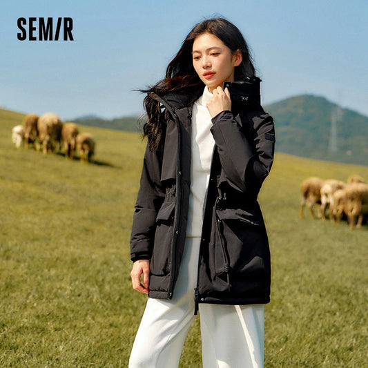 Down Jacket Women China Series Mid-Length Down Jacket New Winter Goose Down Winter Clothing