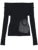 Off Shoulder Slim Long Sleeve Elegant T Shirt Women Abstract Print Korean Minimalism Style Simple Fashion Knitted Tops