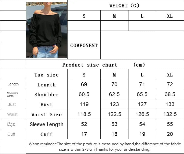 TAVIMART - Women Sexy One Shoulder T-Shirt New Loose Slim Top