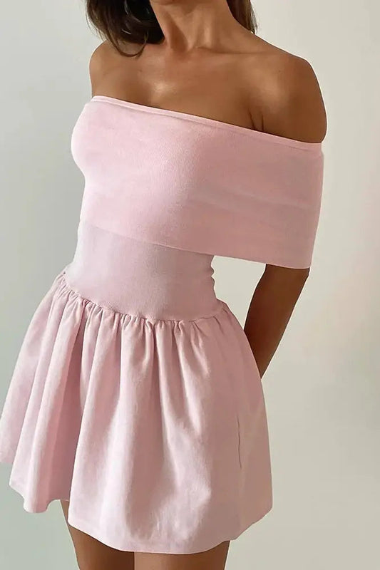 Off Shoulder Mini Dress