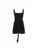Solid Elegant Fashion Backless Sexy A Line Short Dress Women Sleeveless Square Collar Fit And Flare Dresses
