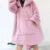 Fashion Runaway Luxury Brand Faux Fur Long Coat Women Big Pocket Warm Jacket Zip Hooded Fake Rabbit Fur Plush Overcoats