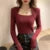 Basic Sweater Women Square Collar Knitted Pullovers Korean Fashion Long Sleeve Knitwear Solid Simple All Match Jumpers New