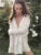 V-Neck Knitwear Sweater Cardigan For Women Cropped Long Sleeve Streetwear Sexy Cropped Knit Outwear Women’s Patchwork Coat