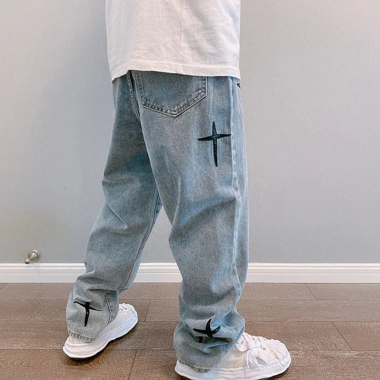 Printed Wide Leg Pants