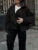 Casual Lapel Cardigan Top Women’s Long Sleeve Fashion Patchwork Elegant Loose Solid jackets Female Autumn Outwear Cardigan