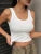 Camisole Tank Soft Top For Women Summer Outfits Tight And Sexy Tank Top Knitted Bottom Shirt And Sleeveless Top For Outerwear
