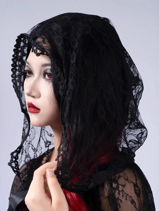 Two-Layer Lace Cloak