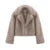 Chic Street Girls Gradient Faux Fur Jacket Women Winter Brand Fashion Fluffy Fox Fur Coat Female Luxury Outerwear