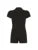 Solid Button Up Turn Down Collar Short Sleeve Slim Ribbed Rompers Womens Playsuit Basic Vintage Casual Summer Shirts