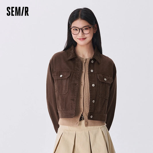 Denim Jacket Women Short Autumn New Petite Retro Jacket