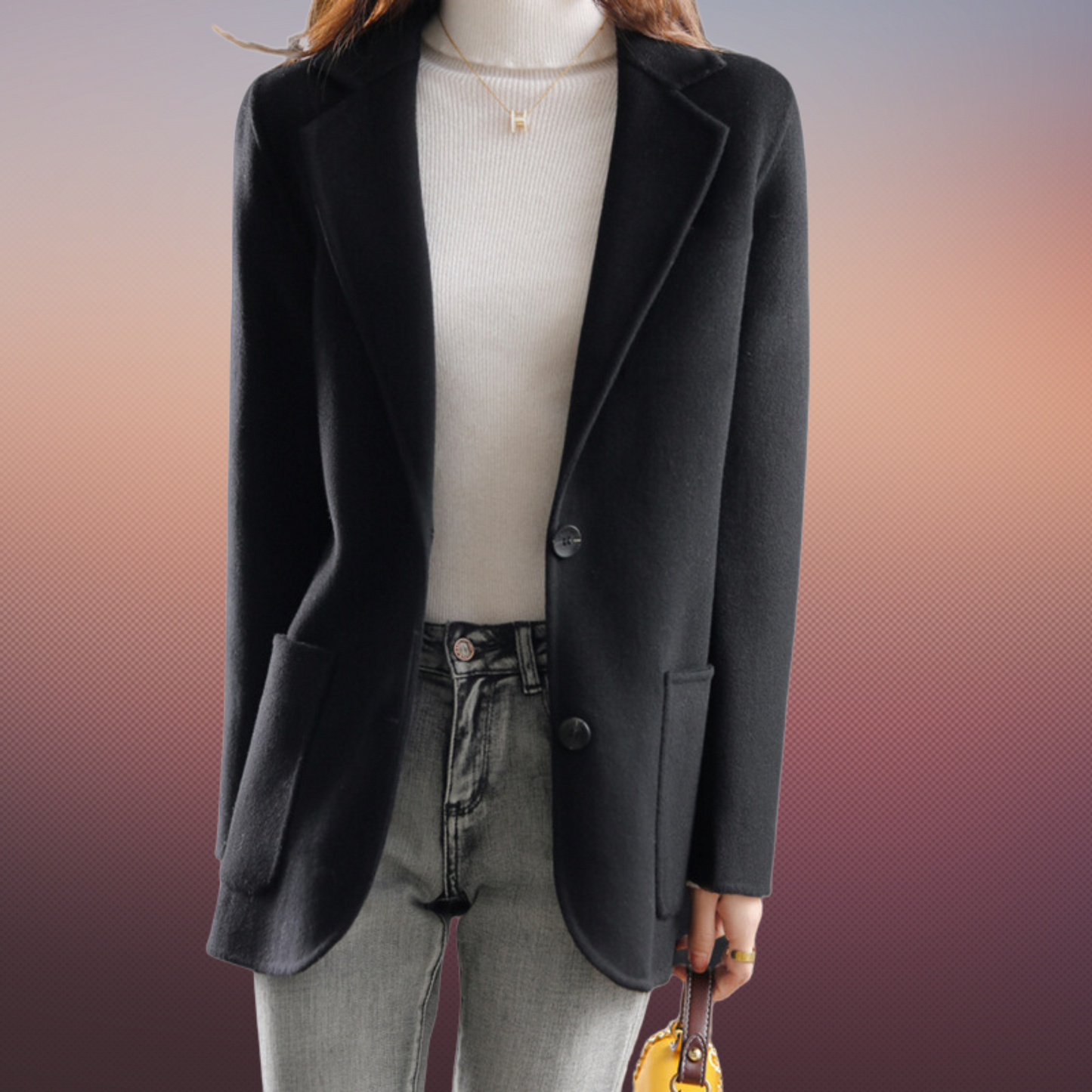 Women's Casual Blazer with Buttons and Pockets | Great for Everyday Wear