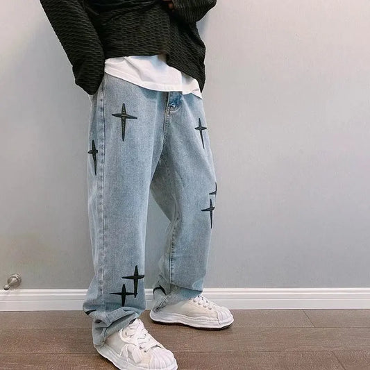 Printed Wide Leg Pants