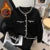 Vintage Black Tweed Jacket Women Cropped Quilted Coat Elegant Commute Blazer Winter Ladies Korean Thicken Short Outerwear