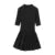 Elegant Pleated Mini Dress Women Brown O-Neck Sleeveless A Line High Waist Party Dresses Fashion Casual New Zipper Robes