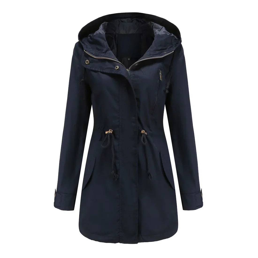 Chaqueta impermeable clásica y elegante para mujer | Ideal para actividades al aire libre