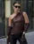Autumn PU Off-Shoulder Tank Top Cropped Top Female Long Sleeve Slim Solid Patchwork Streetwear Women’s Y2k Top Tee