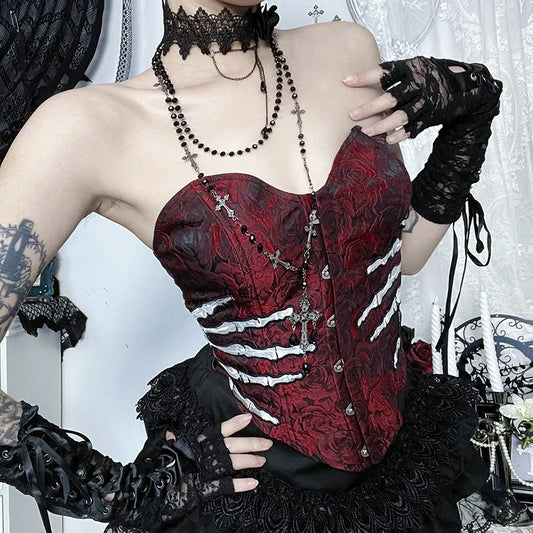 Vintage Gothic Underbust Corset