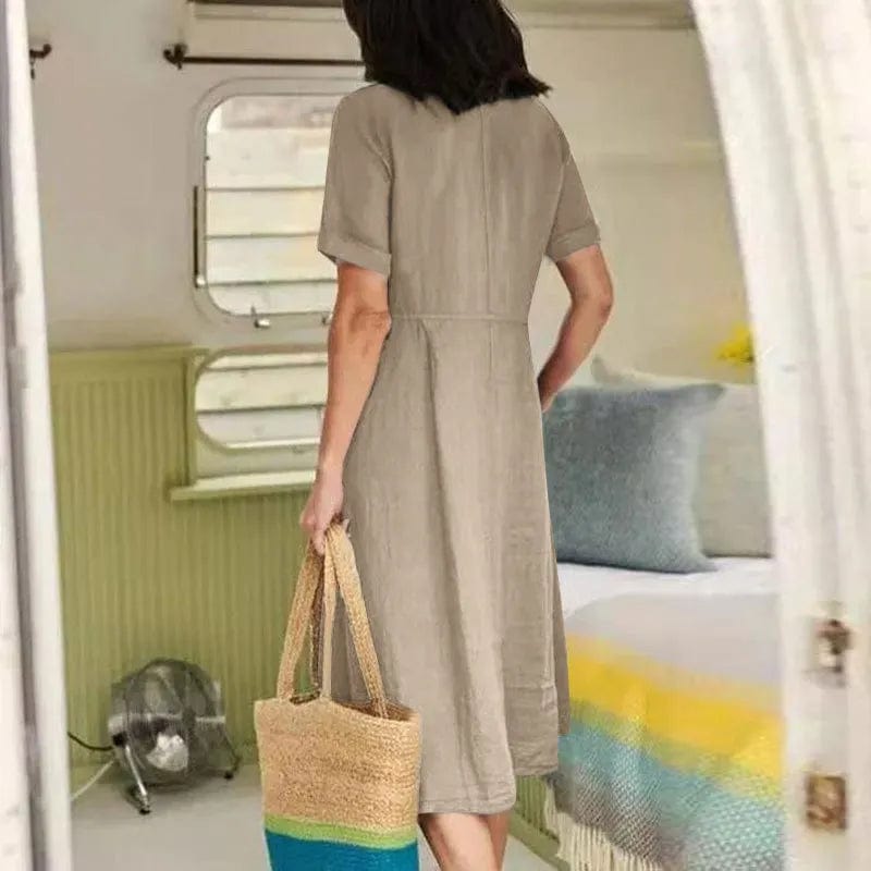 Vina - Vestido Largo - Casual - Estilo Formal - Ideal para Primavera