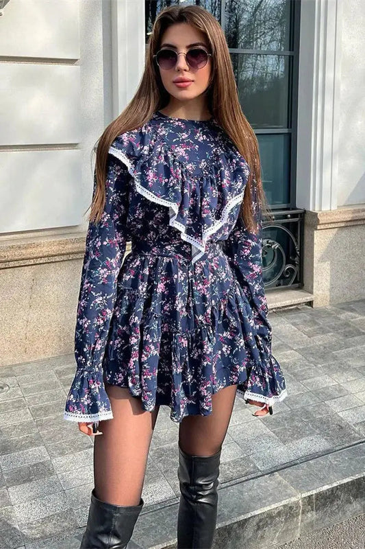 Patchwork Mini Dress