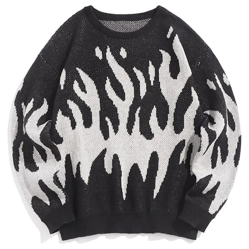 temperament commuter style pullover sweater for women’s autumn and winter new loose all-match crew-neck knitwear