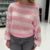 Striped Loose Fit Knitted Pullovers Women Autumn Spring Fashion Long Sleeve Knitwear Vintage Grunge Y2K Sweater Preppy Clothes