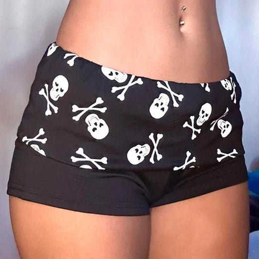 Skull Graphic Shorts