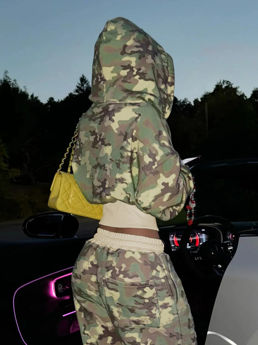 Camouflage Casual Winter Hoodie