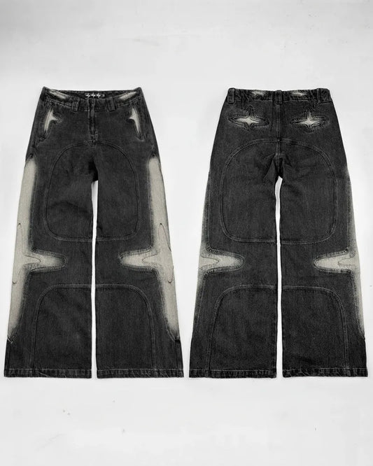 Vintage Washed Baggy Halloween Pants