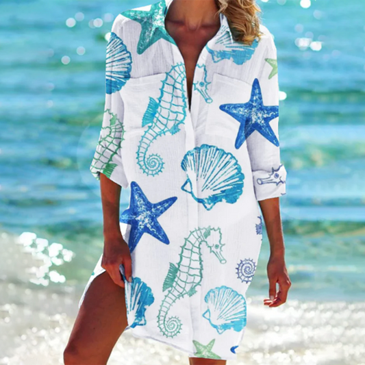 Vestido corto bohemio de verano | Ideal para días informales