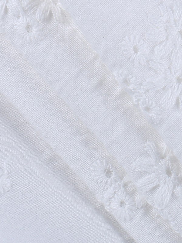 White Y2k Floral Asymmetric Corset Top