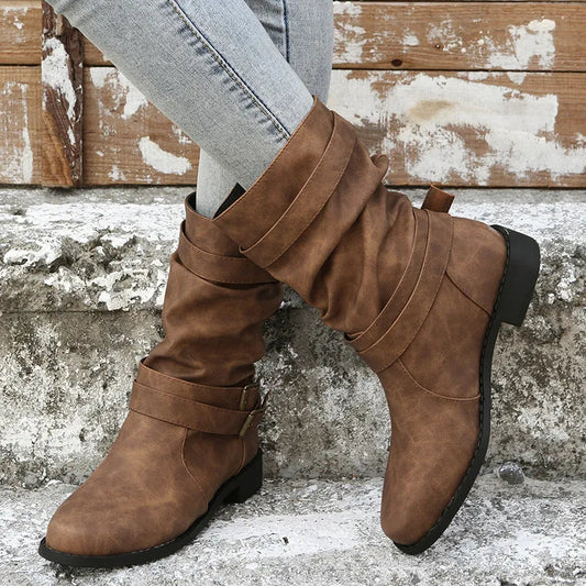 Suede Faux Ankle Boots with Heel for Women | Great for Casual Days