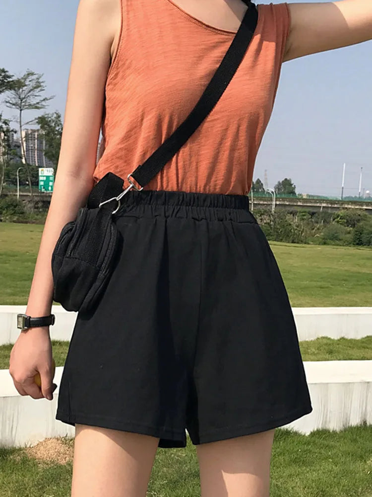 Women 2025 Summer Fashion NEW Casual Clothes Solid color egan Hip hop punk Pocket dropshipping harajuku Vintage Short