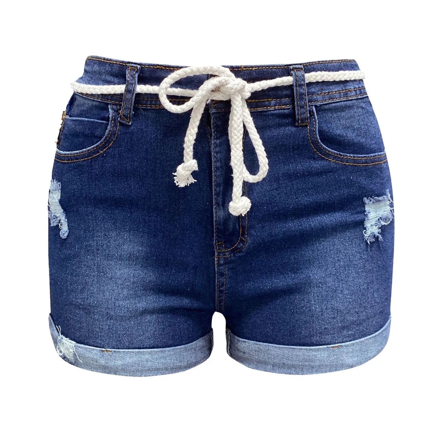 Summer Denim Women 2025 New High Waist Jeans Femme Aesthetic Casual Shorts