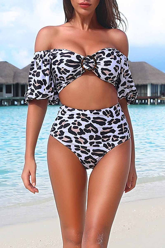 Sexy Leopard Print Bikini Set