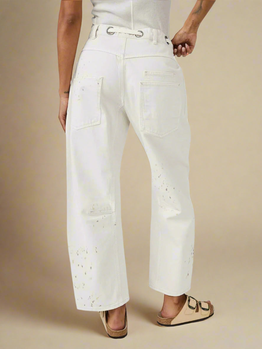 Zuri - Artistic Flowy Wide Leg Trousers for Women
