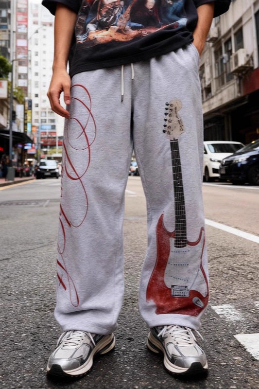 Edgy High-Street Casual Hip-Hop Pants
