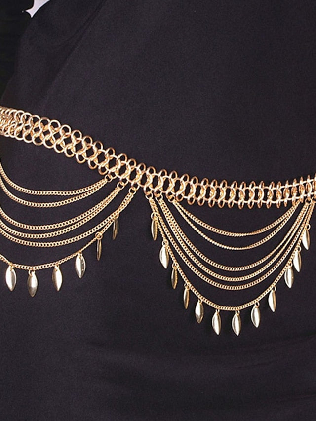 body chain Contemporary Street Pure Color Headwear for Women