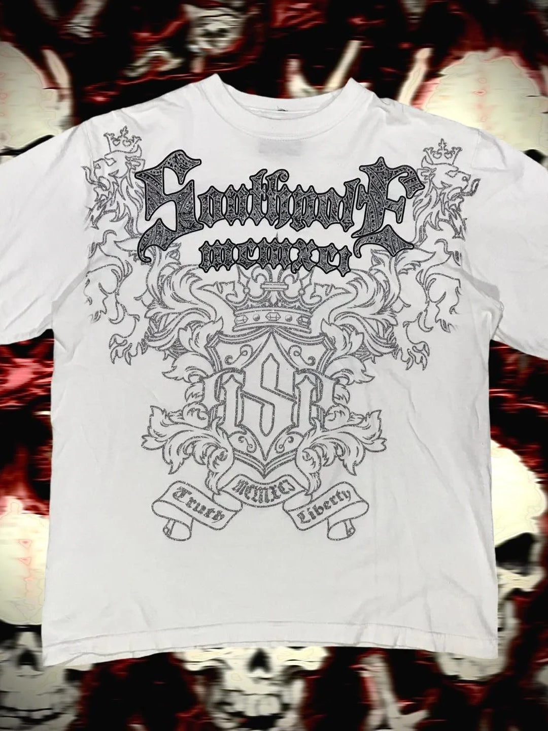 Oversized Retro Print Hip Hop T-shirt