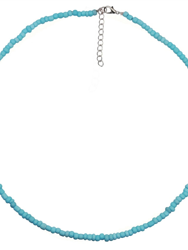 necklace Ethnic Style Street Pure Color Necklaces for Women