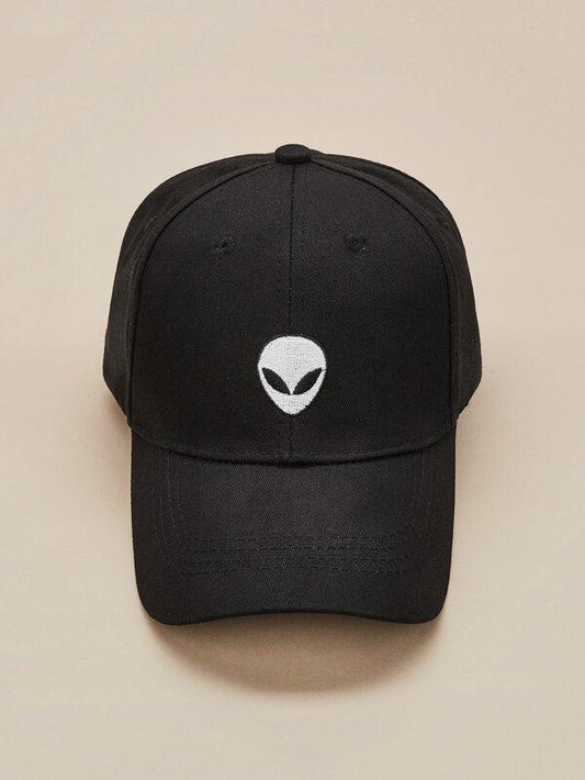 Alien Embroidered Baseball Cap for Women