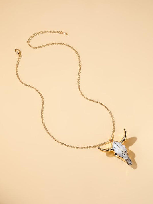 Animal Head Charm Necklace for Women