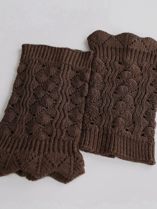 Leg Warmers Boot Cuffs Home Daily Solid Color Knit Casual Boho / Bohemian Warm 1 Pair for Women