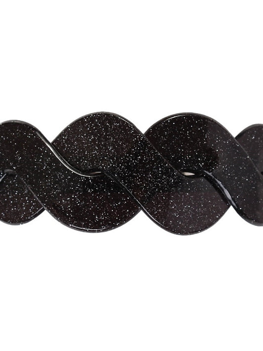 1pc Large Barrettes for Women Beautiful Lines Simple Retro Classic Large Snap Barrettes Hair Accessories Hair Barrettes for Women Thick Hair (Fine pink) for Women