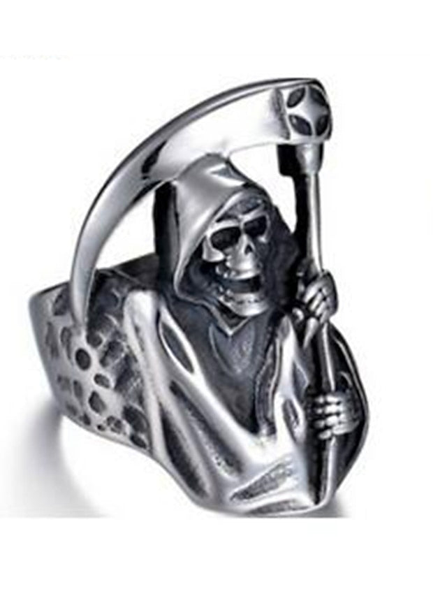 1PC Ring For Men's Halloween Prom Alloy Classic Skull for Women