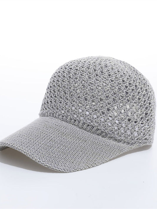 Solid Color Holiday Girls Sun Cap Breathable New Summer Cap Baseball Cap Outdoor Sunshade Hat Ponytail Cap for Women