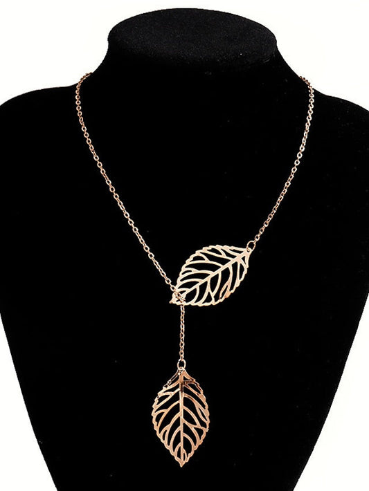 necklace Chic & Modern Street Leaf Necklaces for Women